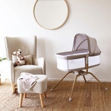 Babyhood Rocking Travel Bassinet